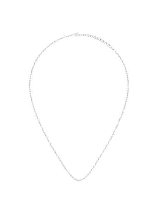 925 Sterling Silver Rhodium-Plated Circular Shaped Pendant with Chain - Inddus Jewelry