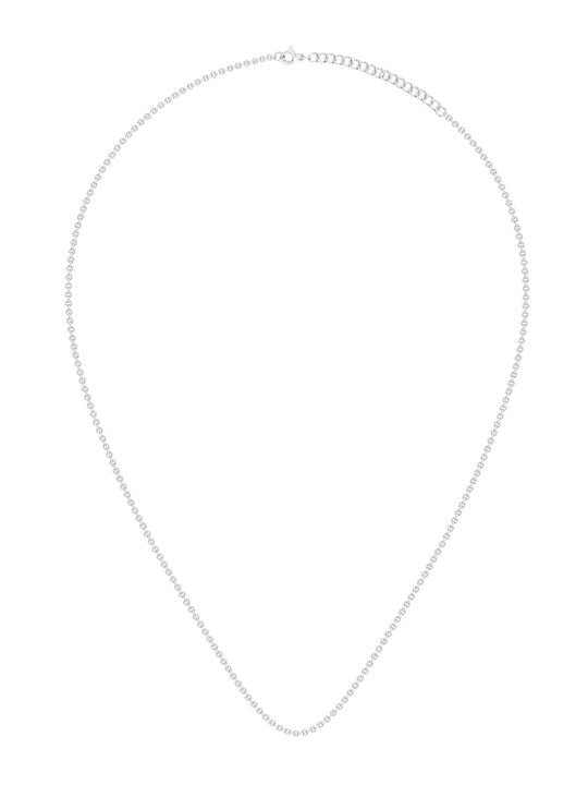 92.5 Sterling Silver Rhodium-Plated & CZ-Studded Pendant With Chain - Inddus Jewelry