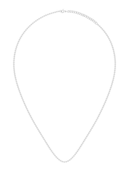 9.25 Sterling Silver Rhodium-Plated CZ Teardrop-Shaped Pendant With Chain - Inddus Jewelry