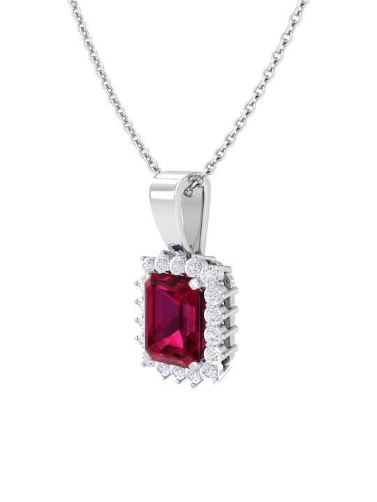 Sterling Silver Rhodium-Plated Necklace - Inddus Jewelry