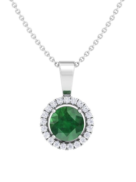 Sterling Silver Rhodium-Plated Necklace - Inddus Jewelry