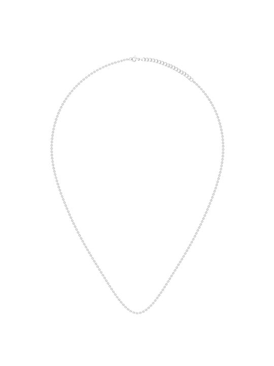 Sterling Silver Rhodium-Plated Necklace - Inddus Jewelry